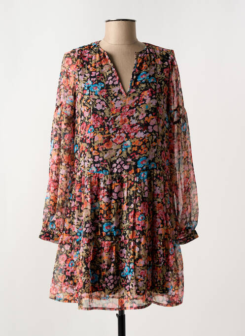 Robe courte manches longues manches longues noir VERO MODA femme
