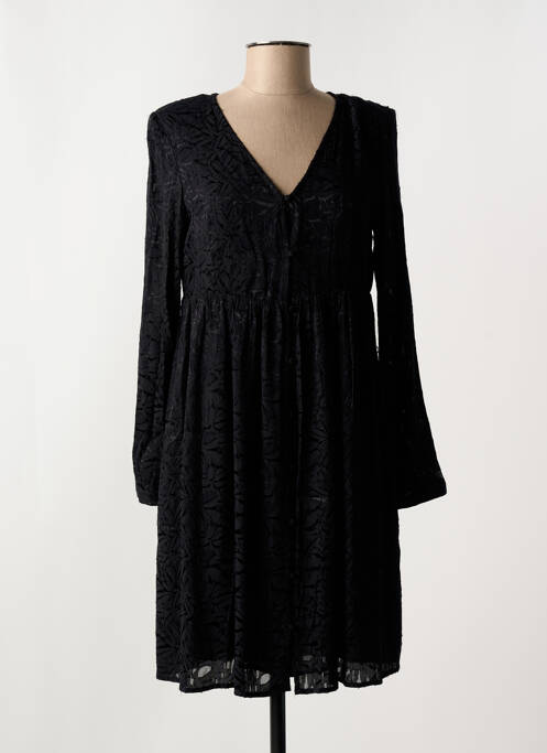 Robe courte noir LE TEMPS DES CERISES pour femme