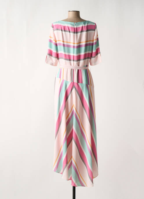 Robe longue rose COMMA, femme