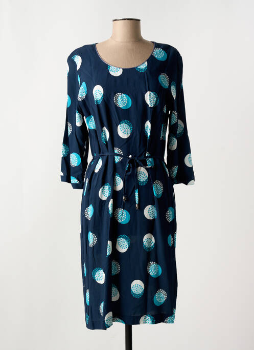 Robe mi-longue bleu GRIFFON pour femme