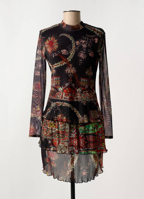 Robe mi-longue noir DESIGUAL pour femme