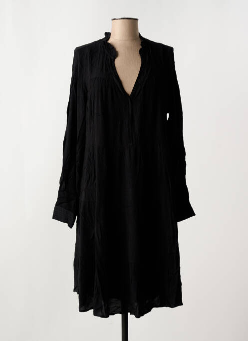 Robe mi-longue noir SEE U SOON pour femme