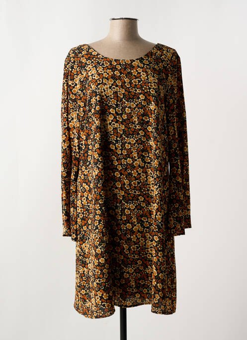 Robe mi-longue orange MOLLY BRACKEN pour femme