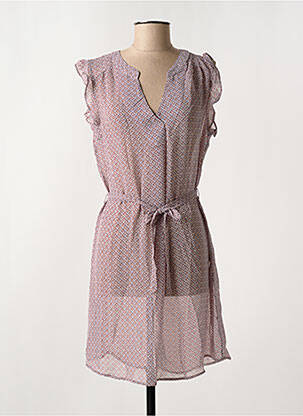 Robe courte bleu ARELINE pour femme