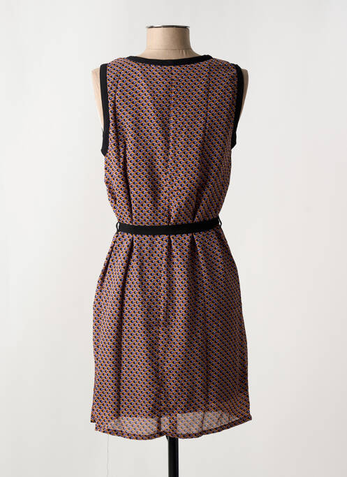 Robe courte sans manche sans manche noir ARELINE femme
