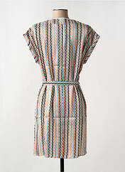 Robe courte blanc ARELINE pour femme seconde vue