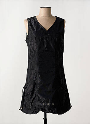 Robe courte sans manche sans manche noir ARELINE femme