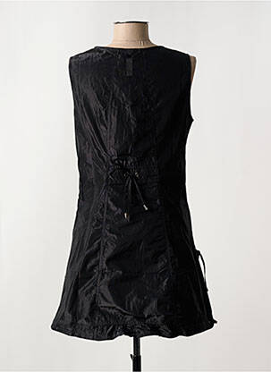 Robe courte sans manche sans manche noir ARELINE femme