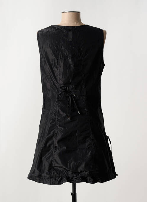 Robe courte sans manche sans manche noir ARELINE femme