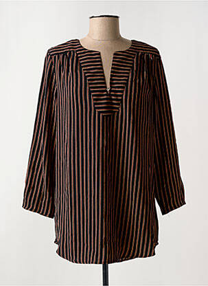 Tunique manches longues noir ARELINE pour femme