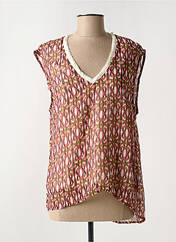 Tunique manches courtes beige ARELINE pour femme seconde vue