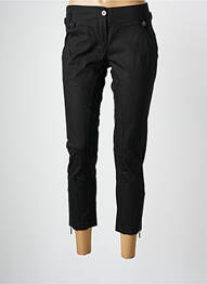 Pantacourt stretch taille normale noir ARELINE femme
