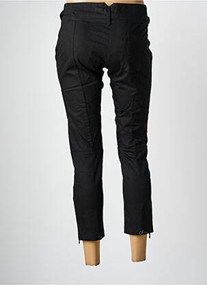 Pantacourt stretch taille normale noir ARELINE femme