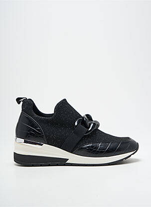 Baskets talon compensé talon de 4 à 6cm noir REQINS femme