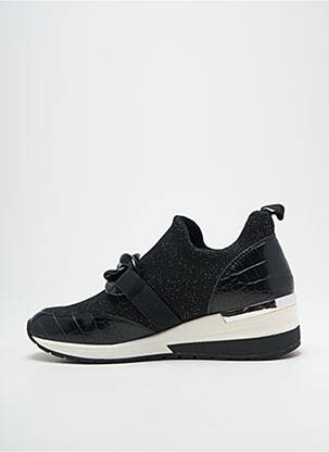 Baskets talon compensé talon de 4 à 6cm noir REQINS femme