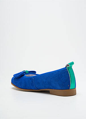 Ballerines bout rond talon plat jusqu'à 3cm bleu INFINI femme