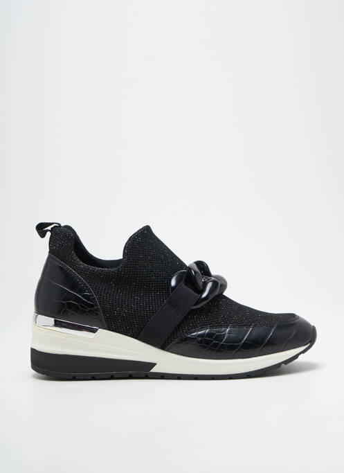 Baskets talon compensé talon de 4 à 6cm noir REQINS femme