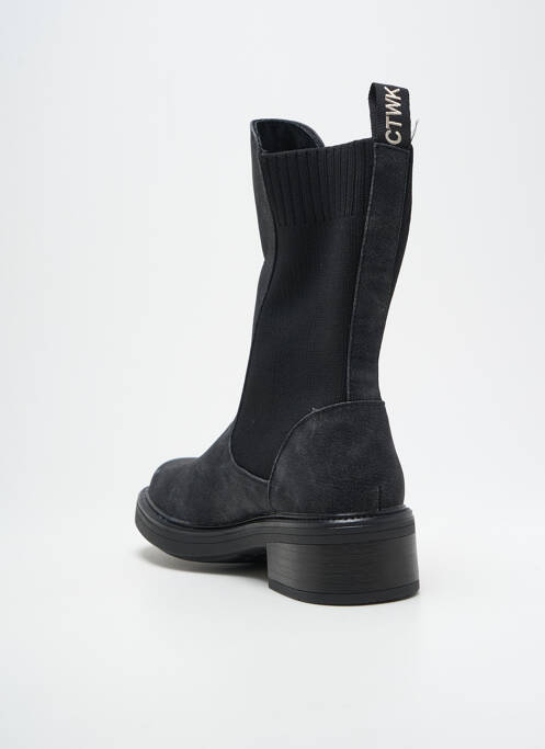 Bottines/boots talon bas talon de 4 à 6cm noir CHATTAWAK femme