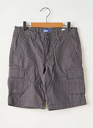 Bermuda tissage popeline gris JACK & JONES garcon