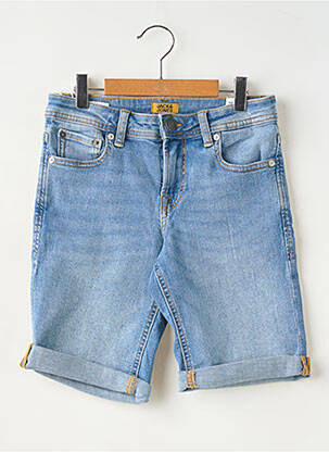 Bermuda tissage denim bleu JACK & JONES garcon