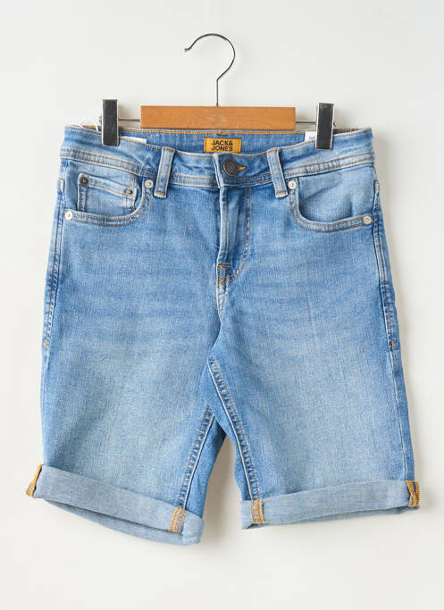 Bermuda tissage denim bleu JACK & JONES garcon
