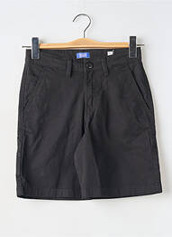 Bermuda fermeture zippée sous rabat boutonné noir JACK & JONES garcon