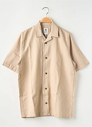 Chemise manches courtes beige GARCIA pour garçon