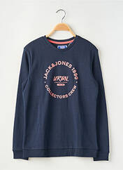 Sweat-shirt bleu JACK & JONES pour garçon seconde vue