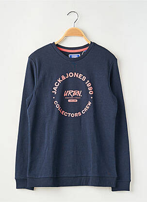 Sweat-shirt bleu JACK & JONES pour garçon
