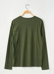 T-shirt vert JACK & JONES pour garçon seconde vue