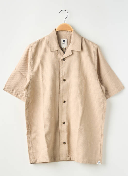 Chemise manches courtes beige GARCIA pour garçon