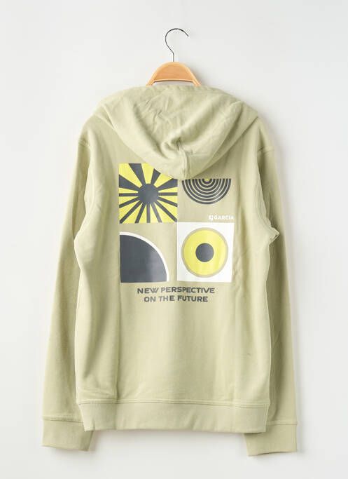 Sweat-shirt à capuche vert GARCIA garçon