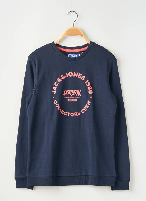 Sweat-shirt bleu JACK & JONES pour garçon