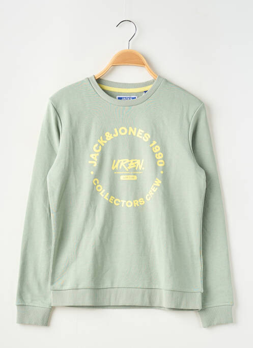 Sweat-shirt vert JACK & JONES pour garçon