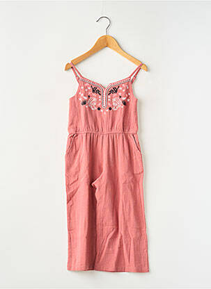 Combi-pantalon fines bretelles fines bretelles rose IKKS fille