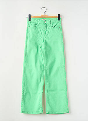 Pantalon flare poches vert ONLY fille