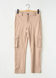 Pantalon cargo poches beige LEVV LABEL fille
