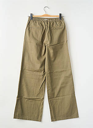 Pantalon droit poches taille élastique vert GARCIA fille