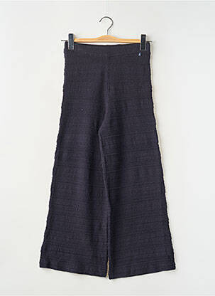Pantalon flare taille élastique taille élastique bleu IKKS fille