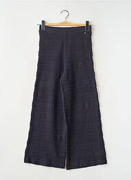 Pantalon flare taille élastique taille élastique bleu IKKS fille
