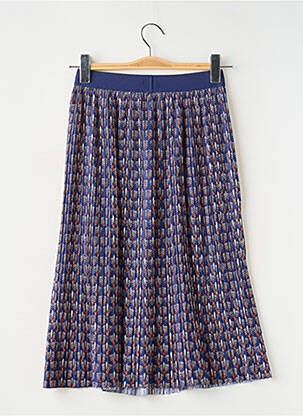 Jupe mi-longue taille élastique bleu NAME IT fille