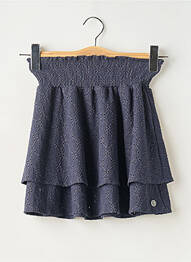 Jupe mi-longue taille élastique bleu LEVV LABEL fille