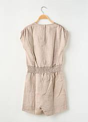 Combishort beige LEVV LABEL pour fille seconde vue