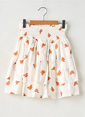 Jupe mi-longue blanc LEVV LABEL pour fille seconde vue