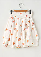 Jupe mi-longue blanc LEVV LABEL pour fille seconde vue