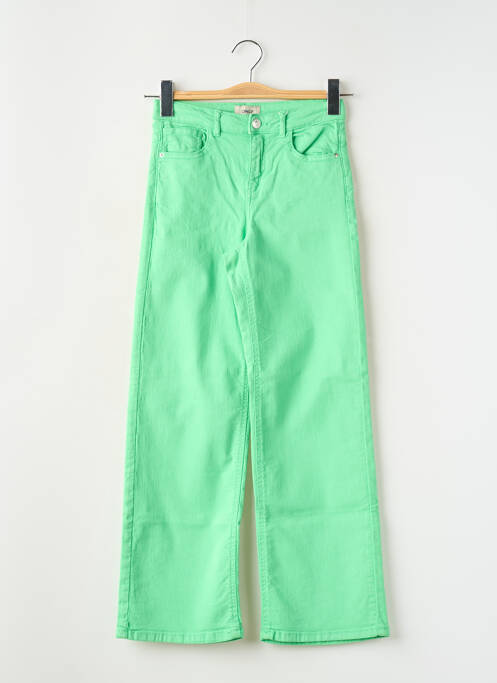 Pantalon flare poches vert ONLY fille