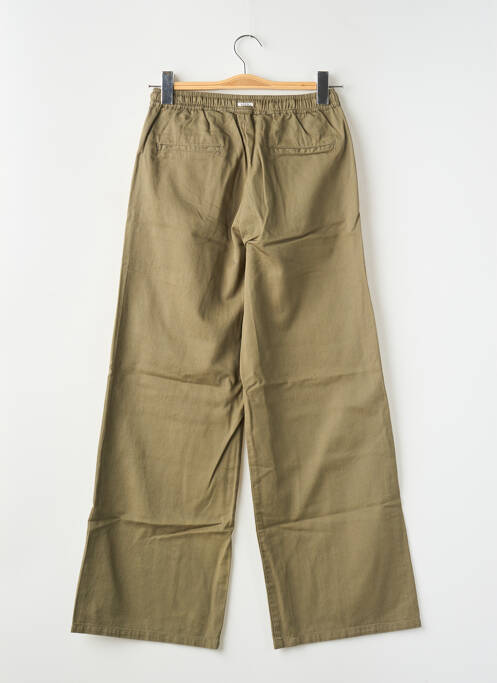 Pantalon droit poches taille élastique vert GARCIA fille