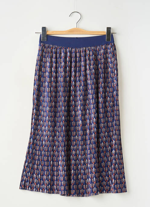 Jupe mi-longue taille élastique bleu NAME IT fille