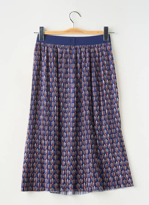 Jupe mi-longue taille élastique bleu NAME IT fille