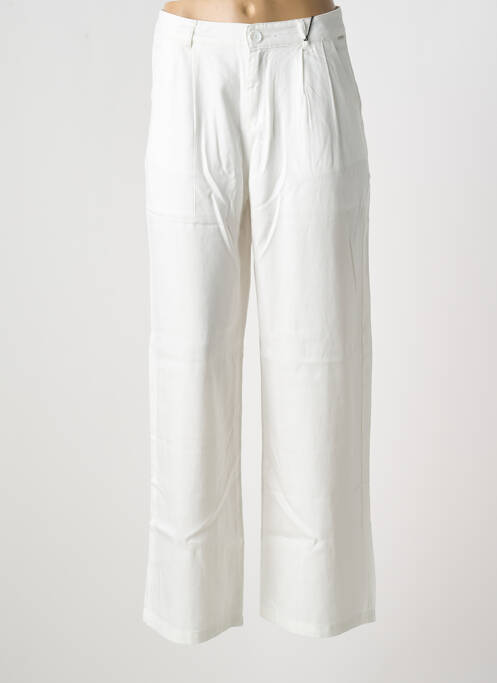 Pantalon droit blanc IKKS pour femme
